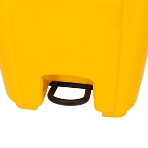 Ngoài Trời <span class=keywords><strong>100L</strong></span> Thùng Rác Bin Màu Xanh Lá Cây Vàng Tái Chế Nhựa Thùng Rác Bin Bánh Thùng Rác Có Thể - Product Image 3