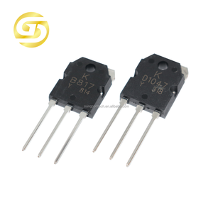ทรานซิสเตอร์กำลังแบบ TO-3P รุ่น B817/D1047 สำหรับเครื่องขยายเสียง <span class=keywords><strong>2SB817</strong></span>/<span class=keywords><strong>2SD1047</strong></span> KB817/KD1047 817/1047 ของใหม่และของแท้ คุณภาพสูง - Product Image 1