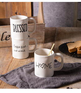 Taza de café de cerámica blanca personalizada con asa, tazas promocionales de porcelana para accesorios de cocina, esenciales para ventosas por sublimación - Product Image 2