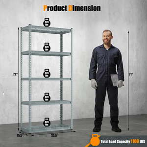 Stainless Steel Heavy-Duty Storage Racks Are <b>Used</b> for Exclusive Storage Solution for Heavy Goods in Industrial Warehouses - Product Image 4