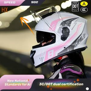 Chine HX Usine Meilleure Vente Hiver Chaud Casque Complet Toutes Saisons Universel Moto <span class=keywords><strong>Scooter</strong></span> Électrique Casque de Sécurité pour Adultes - Product Image 2