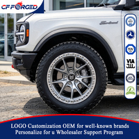 Jantes tout-terrain personnalisées Beadlock 17 18 20 pouces 5x127 5x139.7 6x139.7 pour Jeep Wrangler Rubicon Ford Bronco Badlands