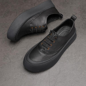 Mules de plataforma elegantes para mujer, sin cordones, con suela gruesa y talón abierto, informales; Mocasines sin cordones informales para hombre, con suela gruesa. - Product Image 4