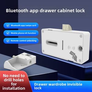 Serrure Intelligente NFC Universelle pour Téléphones Mobiles avec Contrôle à Distance WiFi Intégré pour Tiroirs et Armoires de Chevet - Product Image 3
