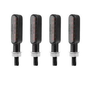 Systèmes d'éclairage de moto, mini clignotants <span class=keywords><strong>3</strong></span> LED ambre, feux de signalisation pour Honda Yamaha Kawasaki Bobber Cafe Racer - Product Image 3