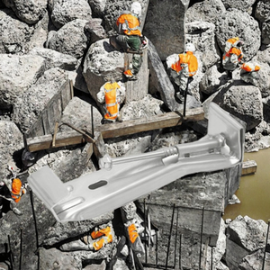 Crochets de gouttière en alliage d'aluminium de 6 pouces, anti-corrosion, design traditionnel, style K, supports à vis rapide pour appartements RC5.6-3 - Product Image 4