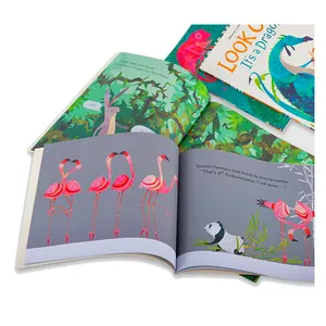 factory book manufacturing custom soft cover cartoon children's story book printing