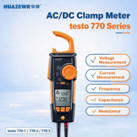 Testo 770-1 Pince ampèremétrique numérique True RMS AC/DC 400A 600V Testeur de tension et de courant