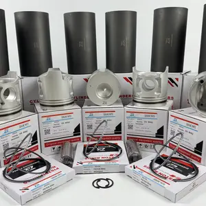 Kit de revestimiento de cilindro Zhengrong Power 6D34 de alta calidad Mitsubishi Diesel que incluye ME 013366 ME 220454 ME 993488 ME 013320 Pistones