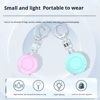 Alarm Keamanan Pribadi Modern Otomatis Baru 130dB Sirene Keras SOS Pin Tarik Senter LED Kontrol Sentuh Tipe C Dapat Diisi Ulang Aman