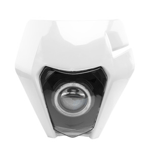 Faro de motocicleta ZUIQNG HL101-14 LED 12V de haz alto y bajo para motos todoterreno, blanco, negro, naranja - Product Image 1