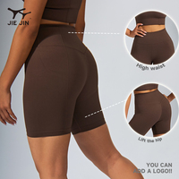 JIEJIN Shorts de sport personnalisés sans couture respirants Push up compression Gym Fitness Pantalons de yoga pour femmes