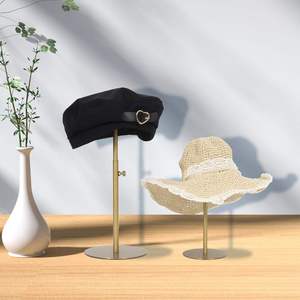 Expositor de Gorras y Sombreros de Acero Inoxidable Personalizado con Altura Ajustable para Tiendas Minoristas - Product Image 6
