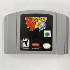Vigilante 8-2nd Offense, Juego Retro para <span class=keywords><strong>N64</strong></span>, Cartucho de Videojuego de 64 Bits en Inglés, Versión Estadounidense NTSC, Material Plástico para Uso en Automóviles - Product Image 1