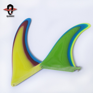 Aleta de surf RTS 4A Template de 7, 8, 9, 10, <span class=keywords><strong>11</strong></span> pulgadas, 2 colores, en capas, para tabla de surf, longboard, <span class=keywords><strong>SUP</strong></span>, aleta central individual - Product Image 4