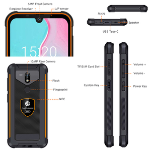Teléfono Inteligente Resistente al Agua Phonemax Android 10 IP68, 4G GPS, Batería de 5100 mAh, Pantalla Grande de 6.088 Pulgadas, Huella Dactilar, NFC, <span class=keywords><strong>Atex</strong></span> - Product Image 6