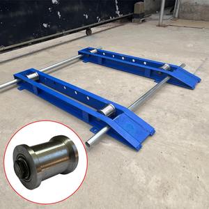 بكرة كابلات محمولة، إطار أفقي لوضع الكابلات والكابلات البصرية بعجلة فولاذية صغيرة، نوع أرضي - Product Image 4