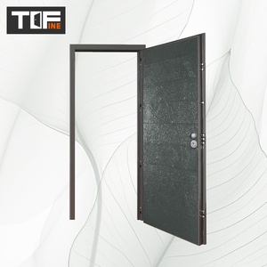 <span class=keywords><strong>Pas</strong></span> <span class=keywords><strong>cher</strong></span> Italie Chine Moderne Chaud Mdf Pivot 3d Panneau Mural Métal Blindé Aluminium Extérieur Entrée Acier <span class=keywords><strong>Porte</strong></span> de Sécurité pour la Maison - Product Image 2
