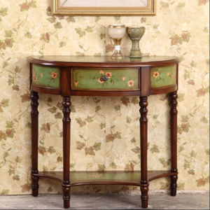Mesa <span class=keywords><strong>Consola</strong></span> Antigua China de Madera Pintada a Mano <span class=keywords><strong>con</strong></span> <span class=keywords><strong>Cajones</strong></span> - Product Image 3