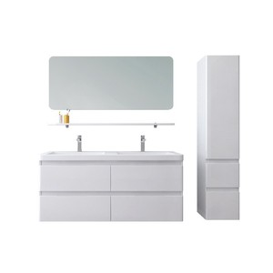 <span class=keywords><strong>Meuble</strong></span>-lavabo mural étanche armoires <span class=keywords><strong>de</strong></span> <span class=keywords><strong>salle</strong></span> <span class=keywords><strong>de</strong></span> <span class=keywords><strong>bain</strong></span> <span class=keywords><strong>haut</strong></span> <span class=keywords><strong>de</strong></span> <span class=keywords><strong>gamme</strong></span> à double évier - Product Image 1