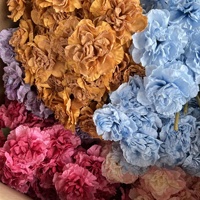 KW-F067 4 Tangkai Bunga Mawar Buatan Warna Caramel, Bunga Peony Sutra Buatan untuk Dekorasi Pernikahan