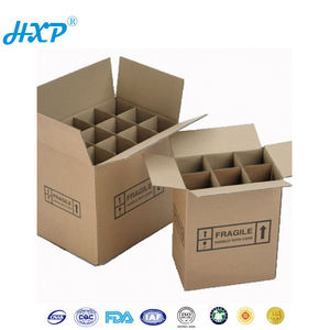 3-strato <span class=keywords><strong>B</strong></span>-flauto Flexo scatola di imballaggio di vino carta Kraft ondulata con goffratura campione libero - Product Image 2