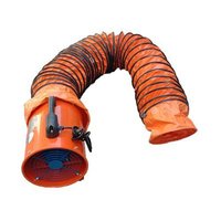 Tuyau de ventilation flexible rétractable en PVC industriel pour la climatisation HVAC, les gymnases, les aéroports, les parcs