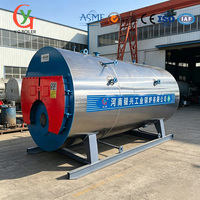 YG industri otomatis 1000kg 2mw 5t 15t ketel uap untuk minyak goreng Gas alami/minyak rendah tabung air api batu bara