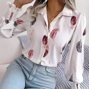 Nouveau style printemps-automne pour femme : T-shirt de base à manches longues de style occidental pour l'intérieur (<span class=keywords><strong>Tropa</strong></span> De Mujer) - Product Image 3