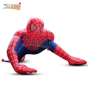 Ballon Spiderman Zhenmei pour la décoration de fête à thème, modèle de personnage de héros <span class=keywords><strong>Marvel</strong></span>, matériau Oxford/PVC de haute qualité, 2m-10m - Product Image 6