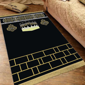Alfombra de Oración Plegable Hecha de Poliéster/Algodón, Alfombra de Oración Islámica, Alfombra de Oración <span class=keywords><strong>Jana</strong></span> para Niños, Decoración del Hogar - Product Image 3