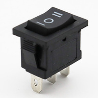 Pronic spst interrupteur à bascule blanc verrouillé robuste 10a/120v 5a/250v interrupteurs d'alimentation