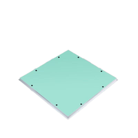 Plaques de plafond en alliage d'aluminium de conception moderne, réglables, avec trappe d'inspection dissimulée, étanches, classe incendie A, épaisseur 12 mm