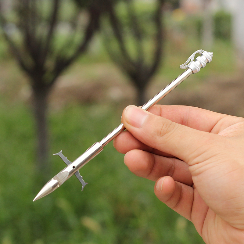 STARCN 1144 Stainless Steel Fishing Darts Arrow for Slingshot Spearfishing, High Hardness Bowfishing Catapult Fish Shooting