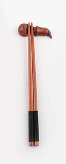 Dark chopsticks black line wrap