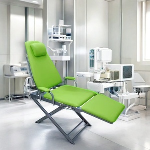 Sillón Dental Portátil con Unidad de Turbina Dental, Certificado ISO, Equipos Dentales de Metal, Plástico, Acrílico y Acero, Eléctrico y Manual - Product Image 3