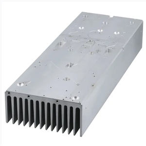 CNC تخصيص الألومنيوم الأسود بأكسيد بثق كبير الألومنيوم الشخصي الحفر مصدر الحرارة والحوض الحراري - Product Image 1