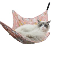 Accessoires pour animaux de compagnie mignons pour l'hiver, vente en gros, hamac pour chat en velours double face, réglable, pour utilisation en cage pour animaux de compagnie
