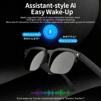 Lunettes Intelligentes IA V821+JL7018 Semi-Cerclées 4 Go 8M Vidéo 1080P Batterie 200 mAh Chargement Magnétique Mat/Brillant