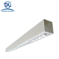 Luminaire suspendu moderne et simple, de forme rectangulaire, luminaire suspendu linéaire