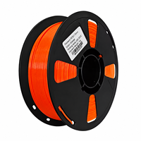 Filamen PETG Standar Serbaguna 1kg 1.75mm, Material Printer 3D Ekstrusi Stabil dengan Sedikit Penyusutan