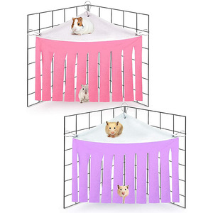 <strong>New</strong> Fashion Fringe Design Style Small Pet <strong>Hamster</strong> Dutch Pig Temporary Home Hammock Escape Tent Corner House - Product Image 1
