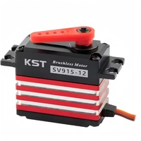 Moteur servo numérique à engrenages métalliques HV sans balais KST SV915-12 30Kgf.cm 0.07sec pour hélicoptères RC de classe 550-700