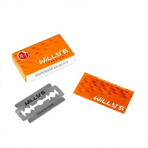 Cuchilla de Afeitar de Doble Filo de Acero Inoxidable de Alta Calidad, Ecológica y Premium, Cuchilla de Seguridad Tipo Perla, Afeitado Eficiente y Preciso - Product Image 1