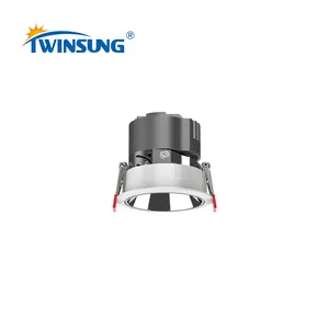 호텔 방 반대로 섬광 작은 구멍 좁은 광속 6w 8w 10w 12w 15w Led 천장 반점 빛 단위 Downlight