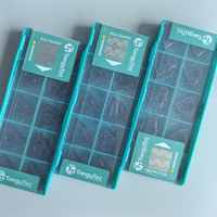 TaeguTec 100% Asli WNMG080408 MT TT7015 Pisau Potong Segitiga Berlapis PCD/PCBN OEM HRC45-65 Alat Bubut CNC