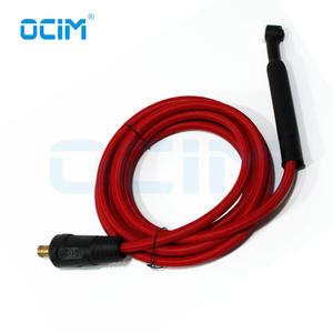 <span class=keywords><strong>Pistolet</strong></span> <span class=keywords><strong>de</strong></span> soudage TIG électrique à air refroidi, plaqué cuivre, à interrupteur unique, pour WP9, avec connecteur 10-25 mm pour l'argon - Product Image 6