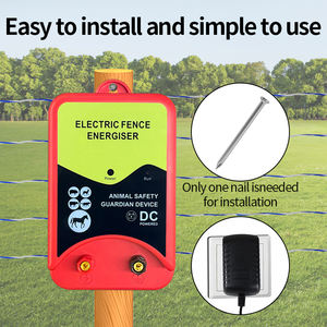 Électrificateur de clôture électrique pour bétail, jardin, bovins, animaux de compagnie, kit de chargeur de clôture électrique pour ferme - Product Image 3