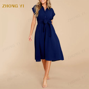<span class=keywords><strong>Vestido</strong></span> <span class=keywords><strong>Largo</strong></span> Casual de Verano para Mujer, Manga Corta, Color Sólido, Hermoso <span class=keywords><strong>Vestido</strong></span> <span class=keywords><strong>Largo</strong></span> <span class=keywords><strong>Esmeralda</strong></span> de Manga Corta - Product Image 2