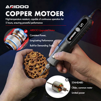 Outil rotatif micro sans fil rechargeable portable à 5 vitesses pour gravure, polissage, découpe et perçage
